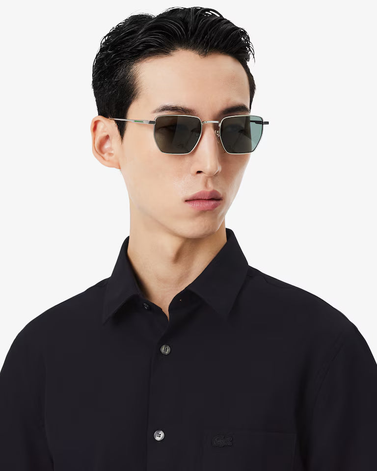 Camisa Manga Corta De Algodón De Corte Regular