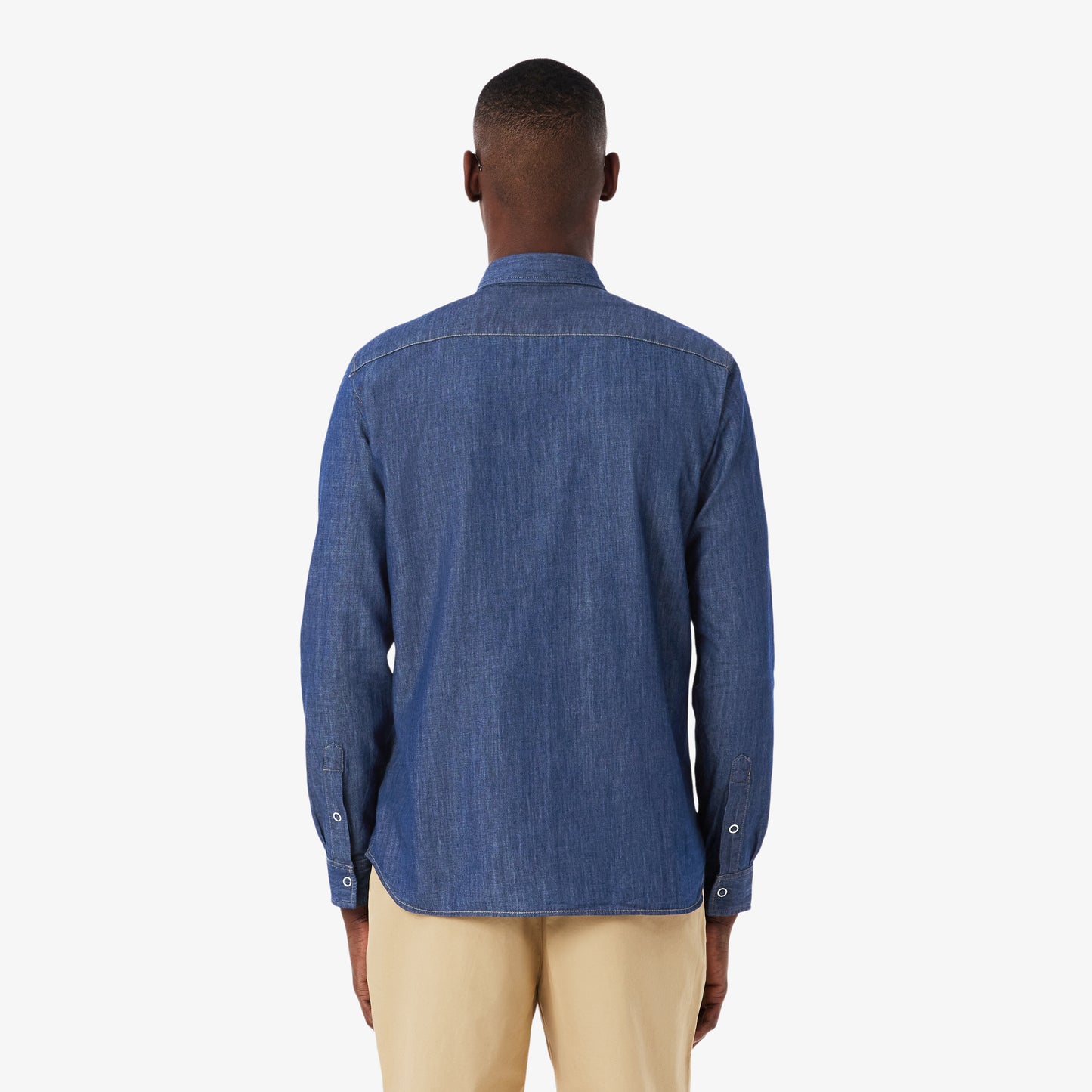 Camisa Denim Ligera De Corte Regular