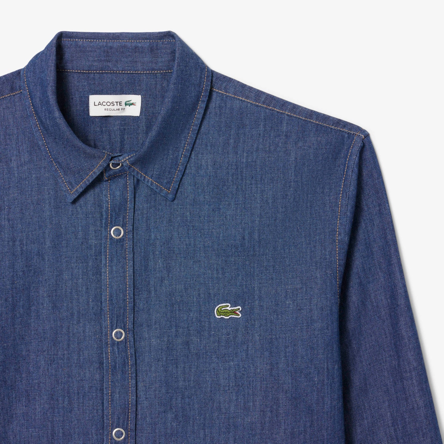 Camisa Denim Ligera De Corte Regular