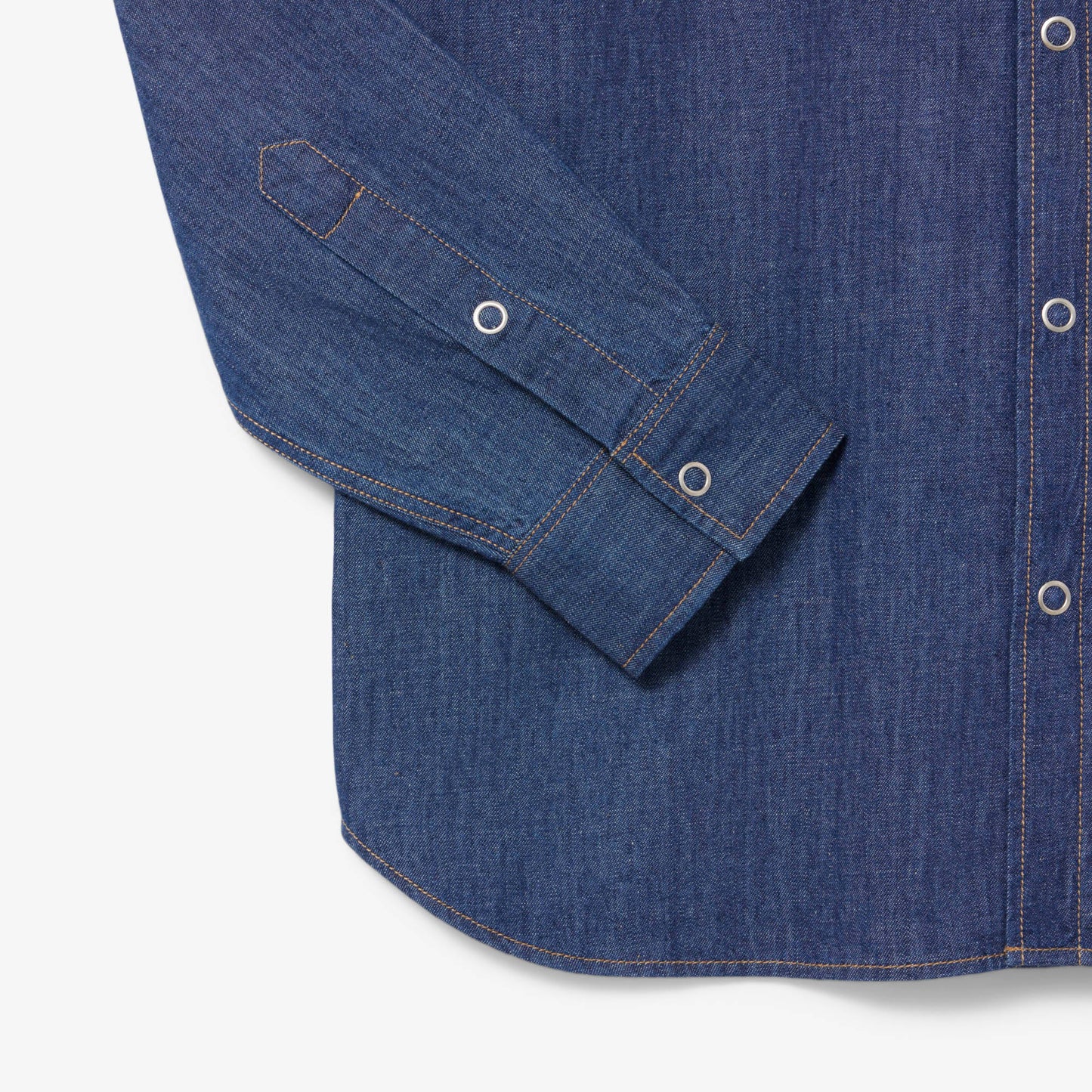 Camisa Denim Ligera De Corte Regular