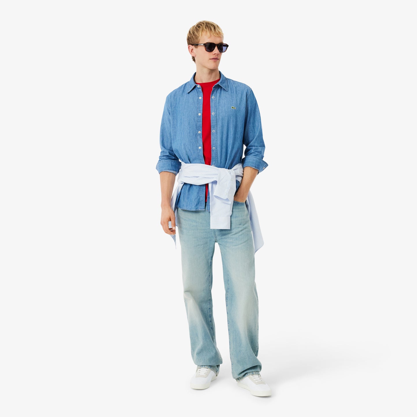 Camisa Denim Ligera De Corte Regular