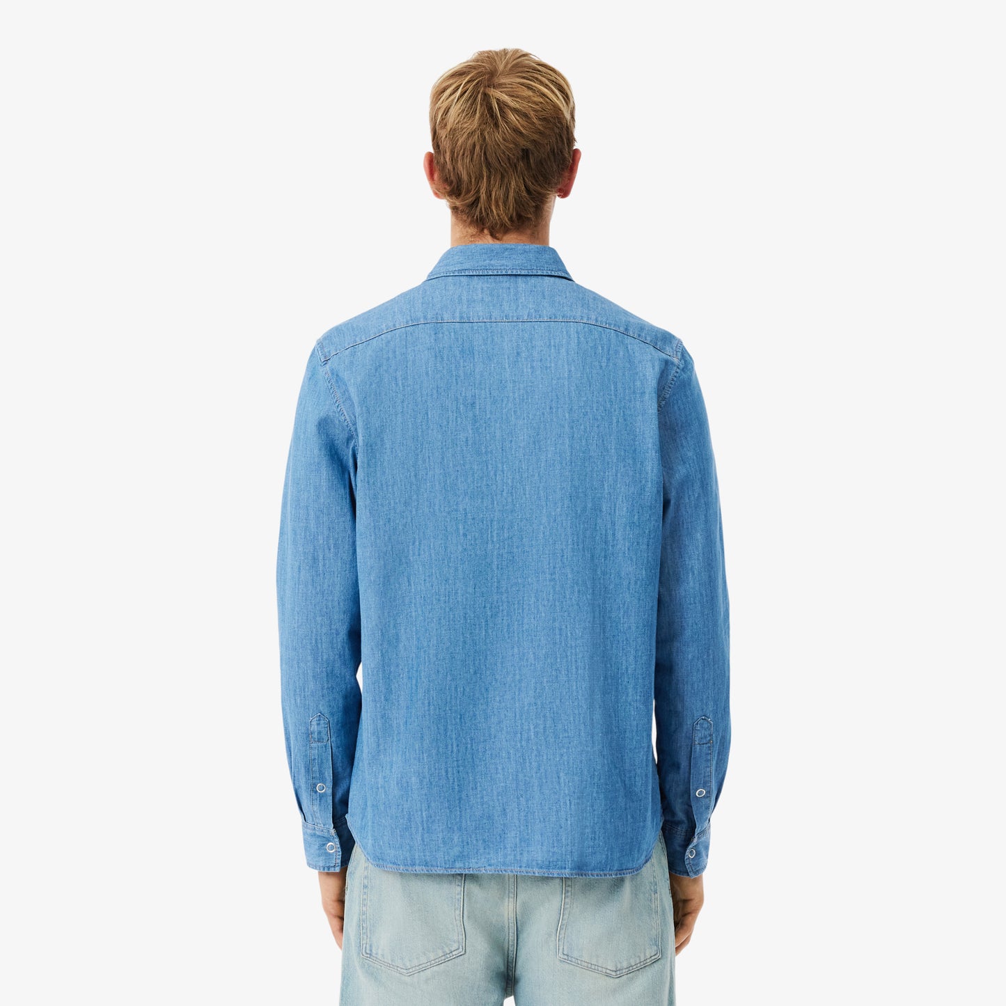 Camisa Denim Ligera De Corte Regular