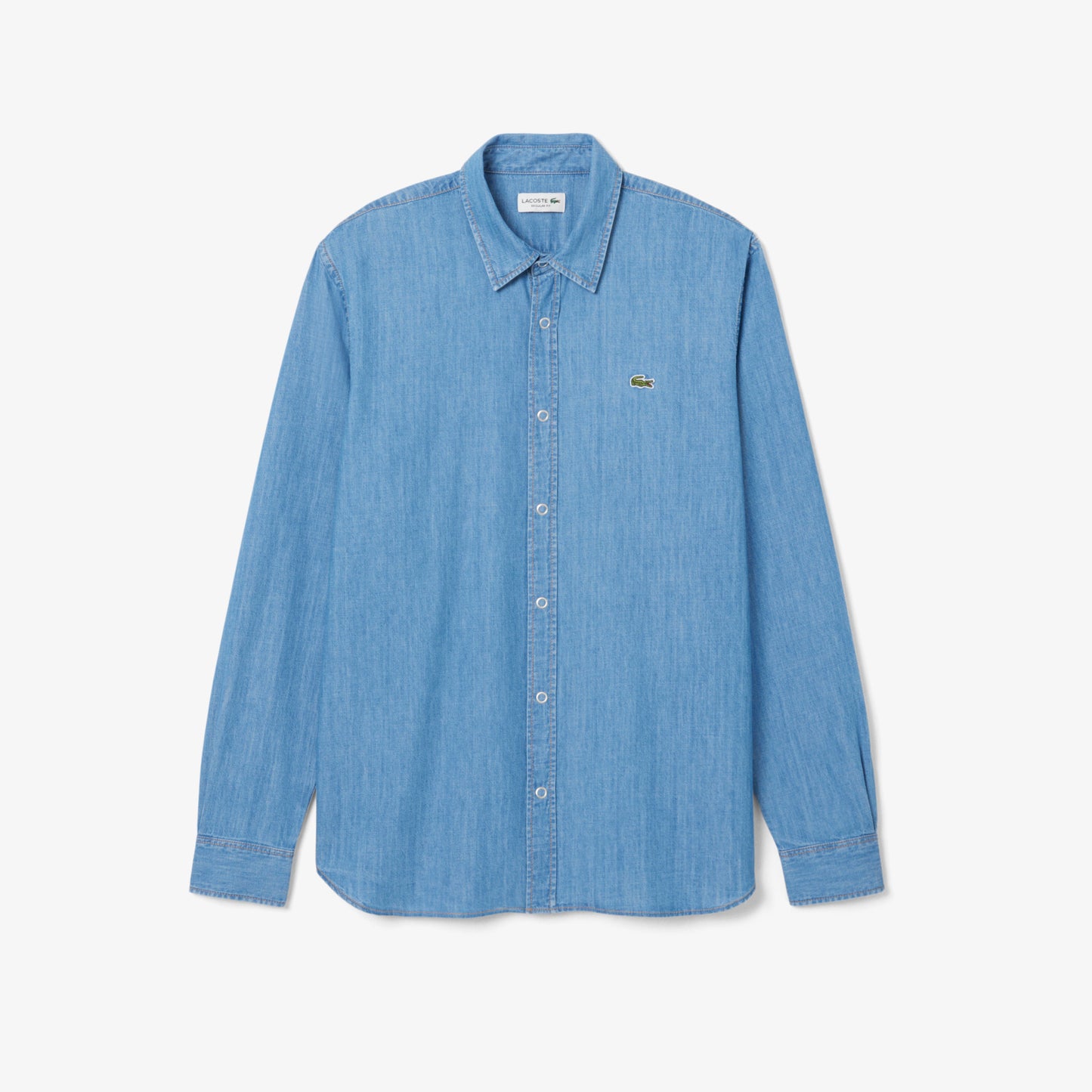 Camisa Denim Ligera De Corte Regular