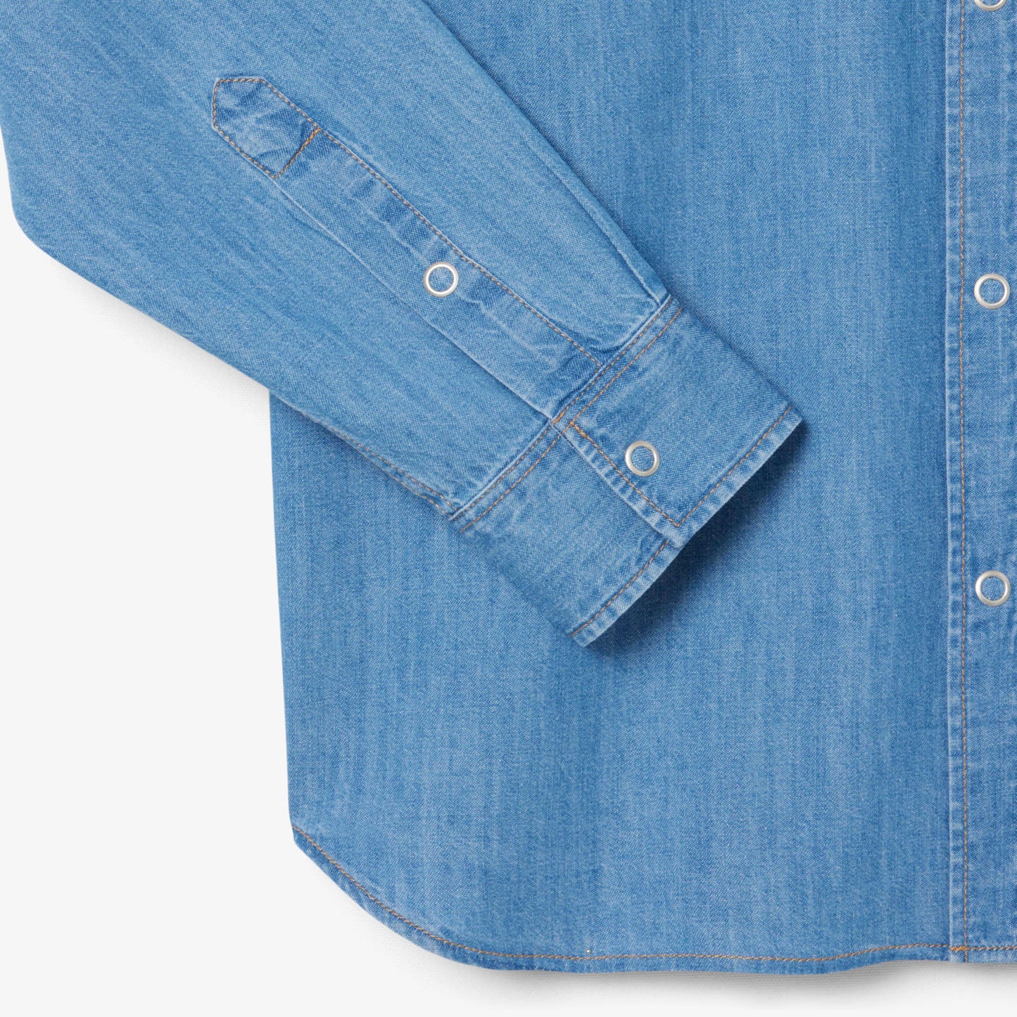 Camisa Denim Ligera De Corte Regular