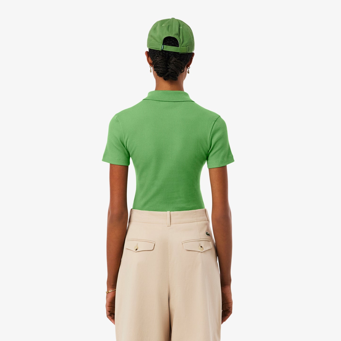 Polo De Algodón Acanalado L.12.d Al Cuerpo