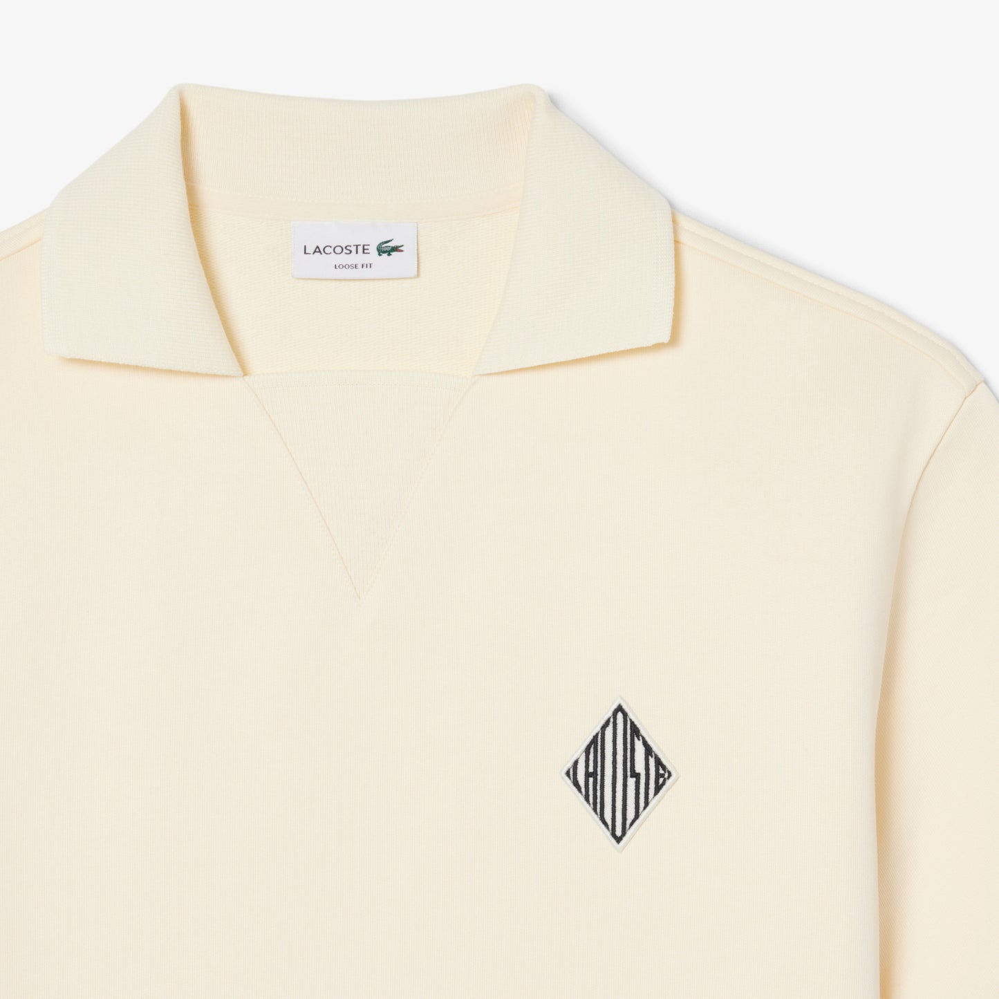 Polo De Felpa De Corte Holgado Con Insignia En Contraste