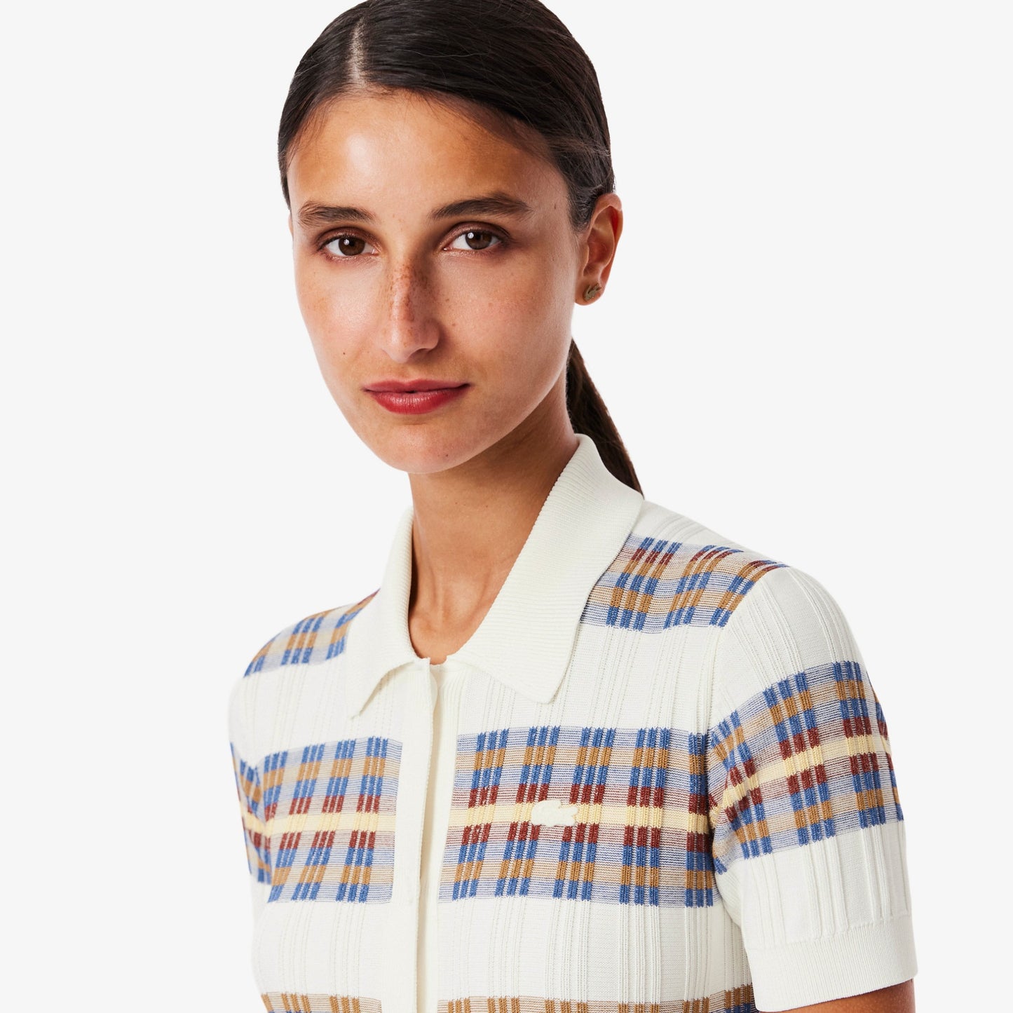 Vestido Polo De Tejido Acanalado