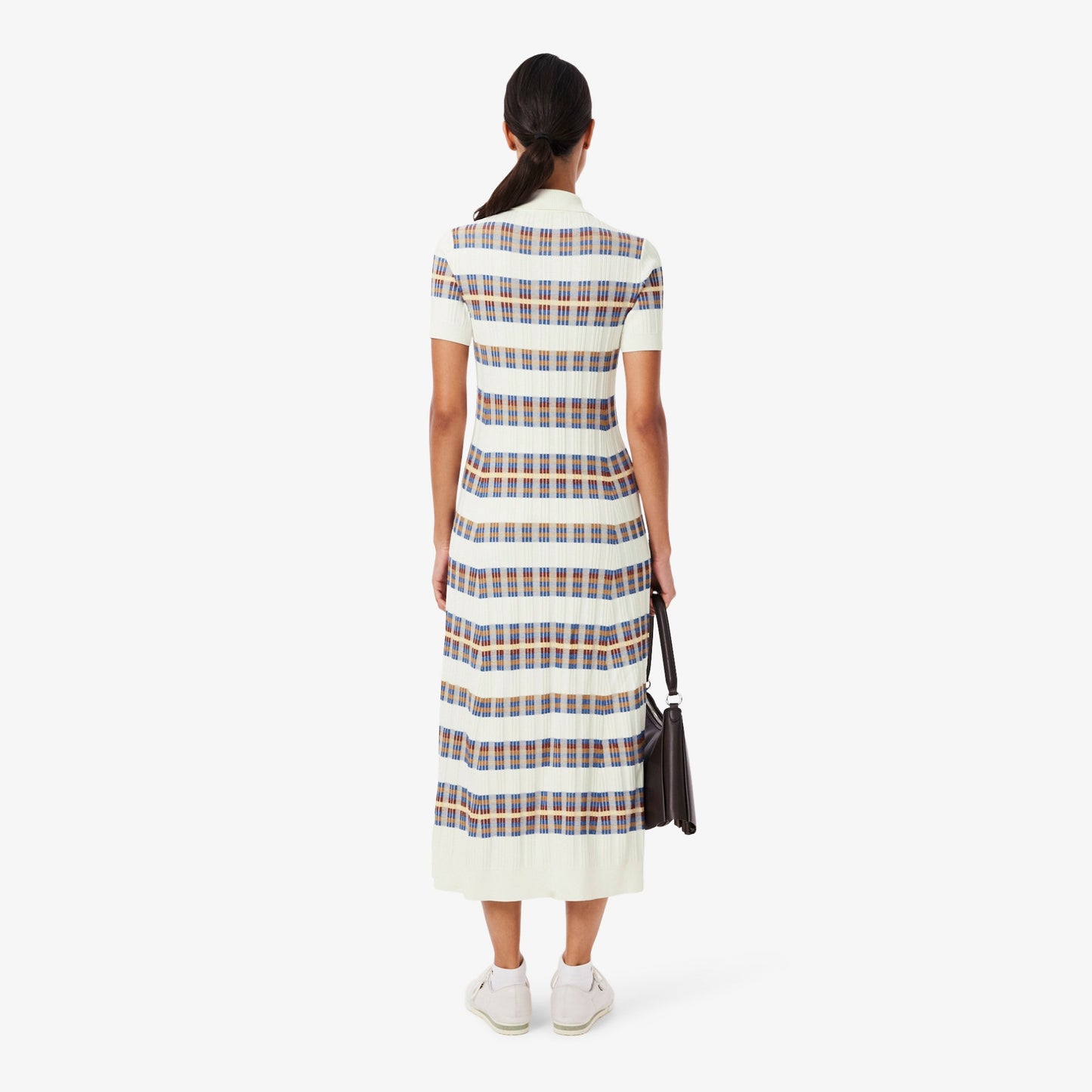 Vestido Polo De Tejido Acanalado
