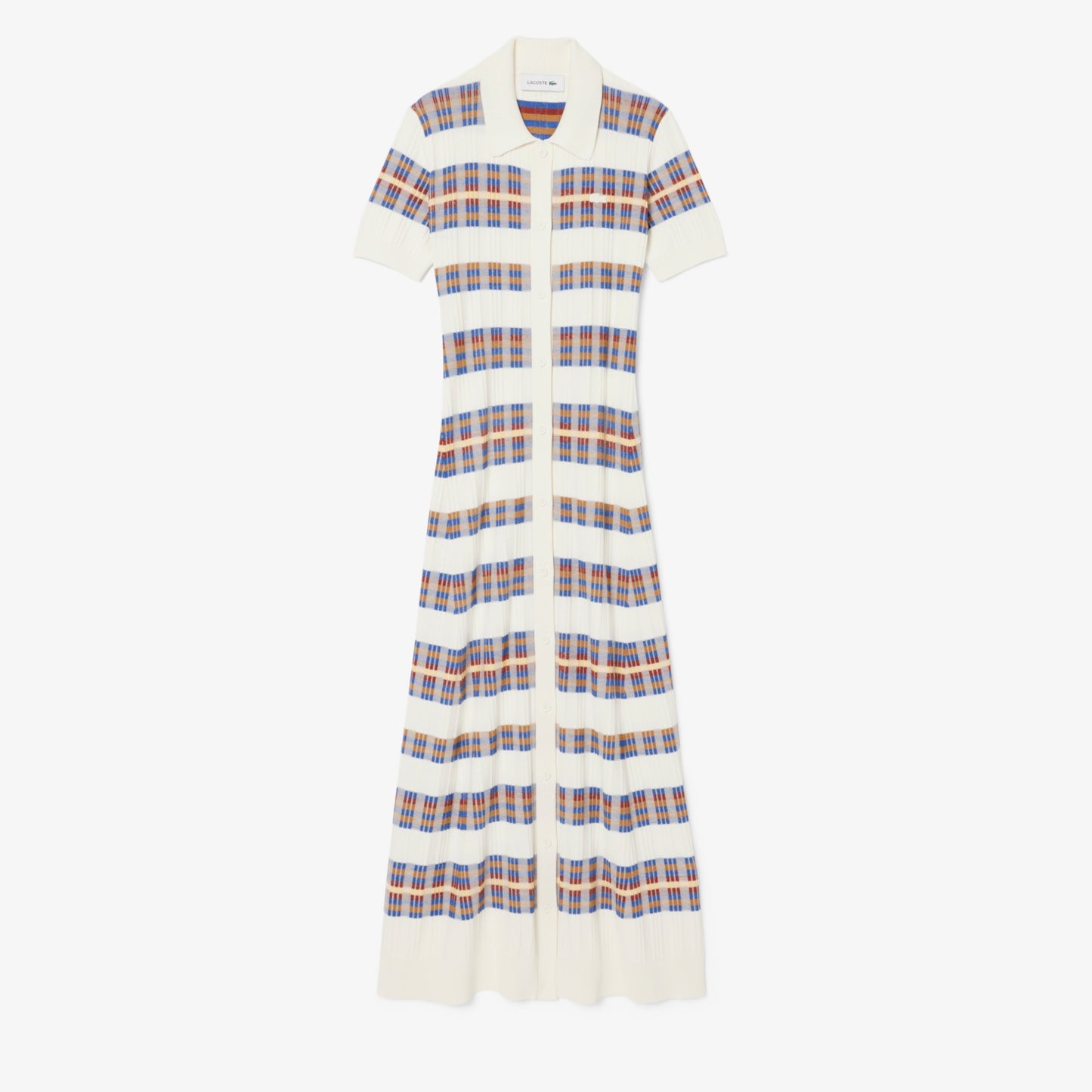 Vestido Polo De Tejido Acanalado