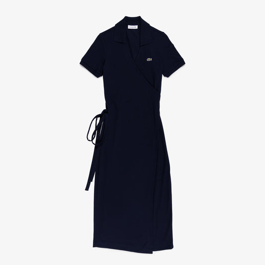 Vestido Polo Minipiqué Cruzado
