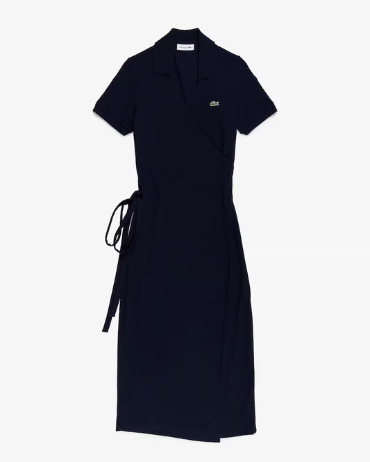 Vestido Polo Minipiqué Cruzado