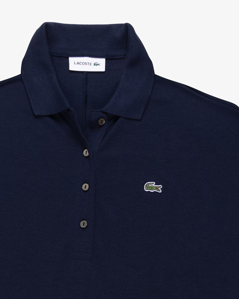 Vestido Polo De Piqué Con Mangas Murciélago