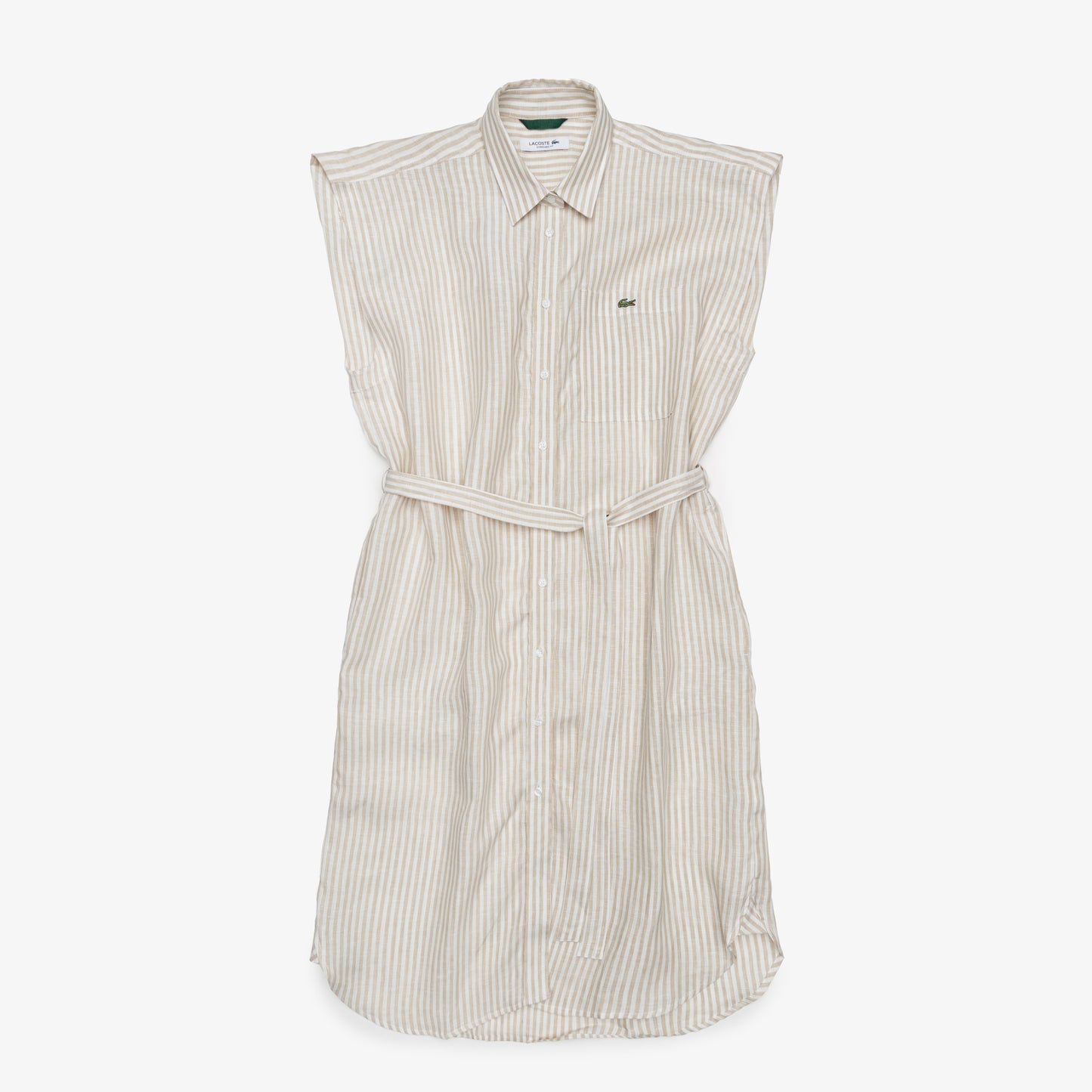 Vestido Camisero De Lino Oversized