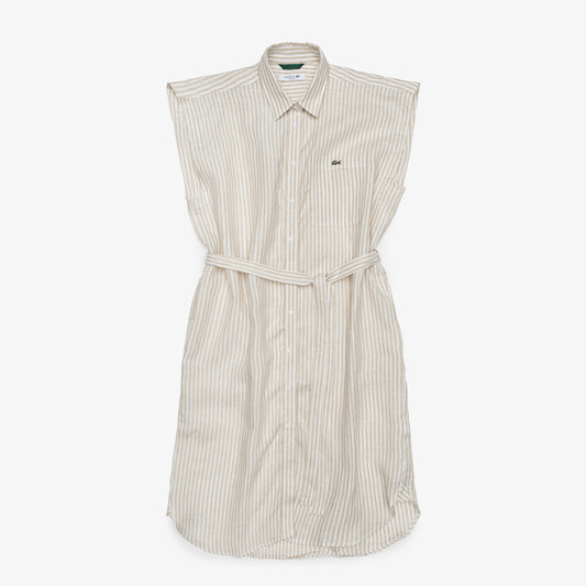 Vestido Camisero De Lino Oversized