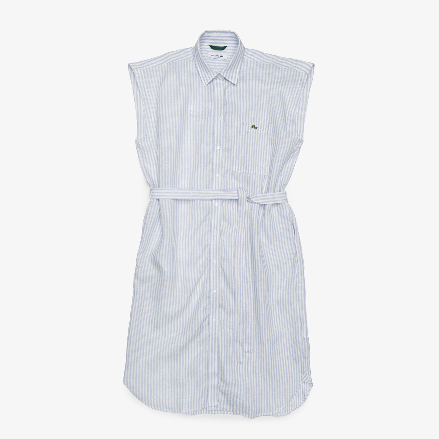 Vestido Camisero De Lino Oversized