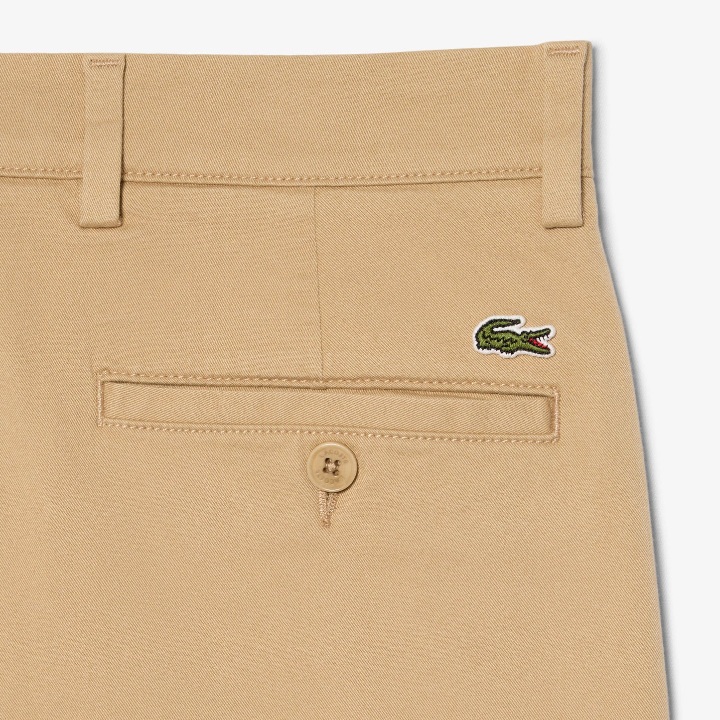 Bermuda Chino En Algodón Stretch De Corte Regular