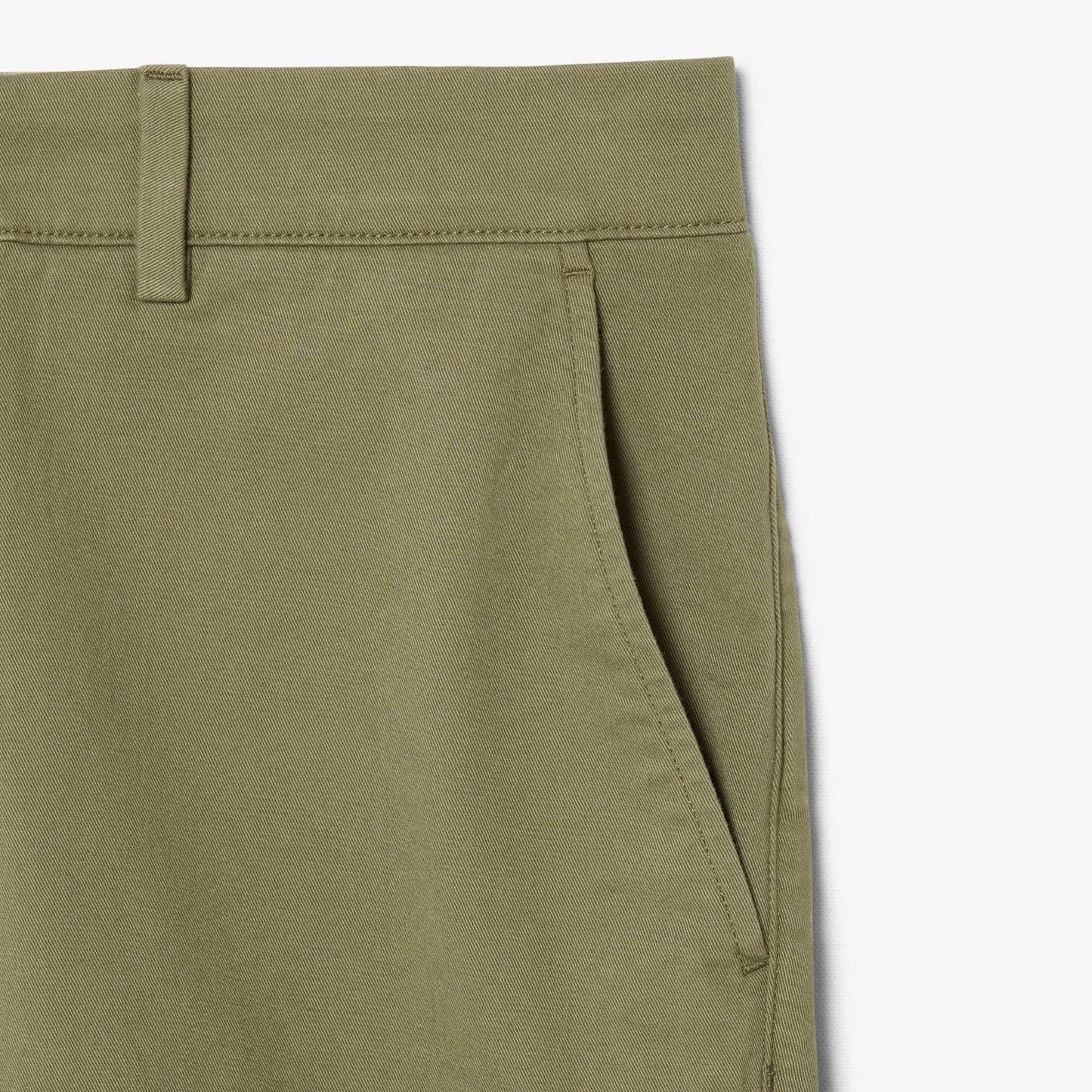 Bermuda Chino En Algodón Stretch De Corte Regular