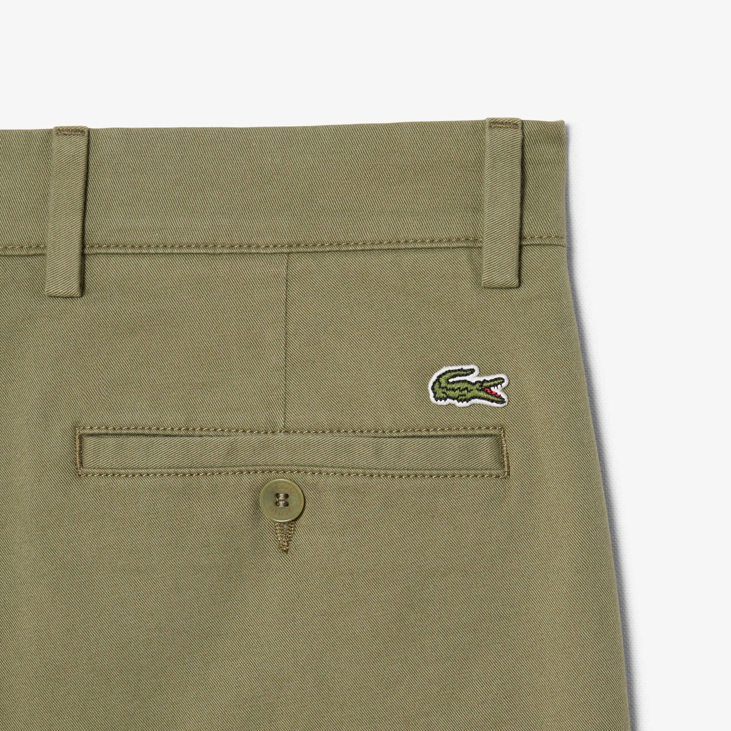 Bermuda Chino En Algodón Stretch De Corte Regular