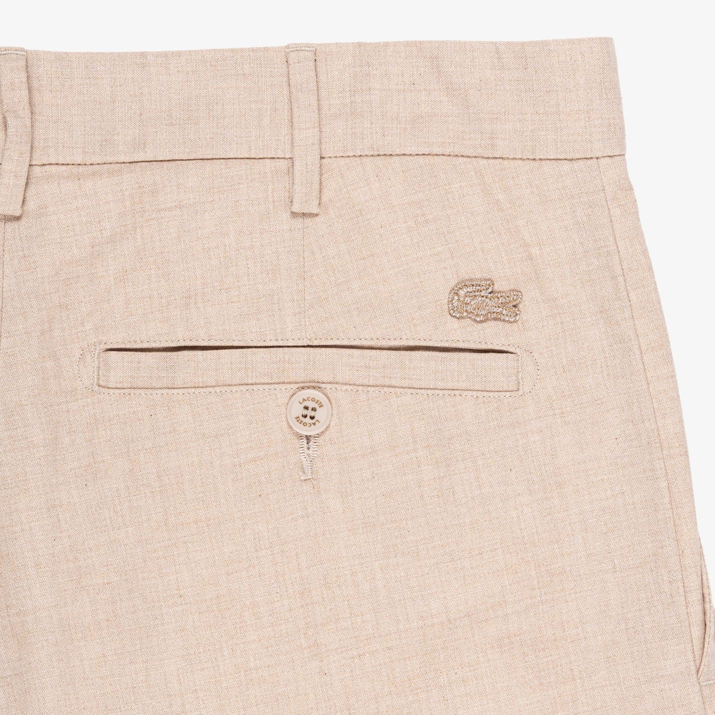 Bermuda Gabardina De Algodón Fit Regular