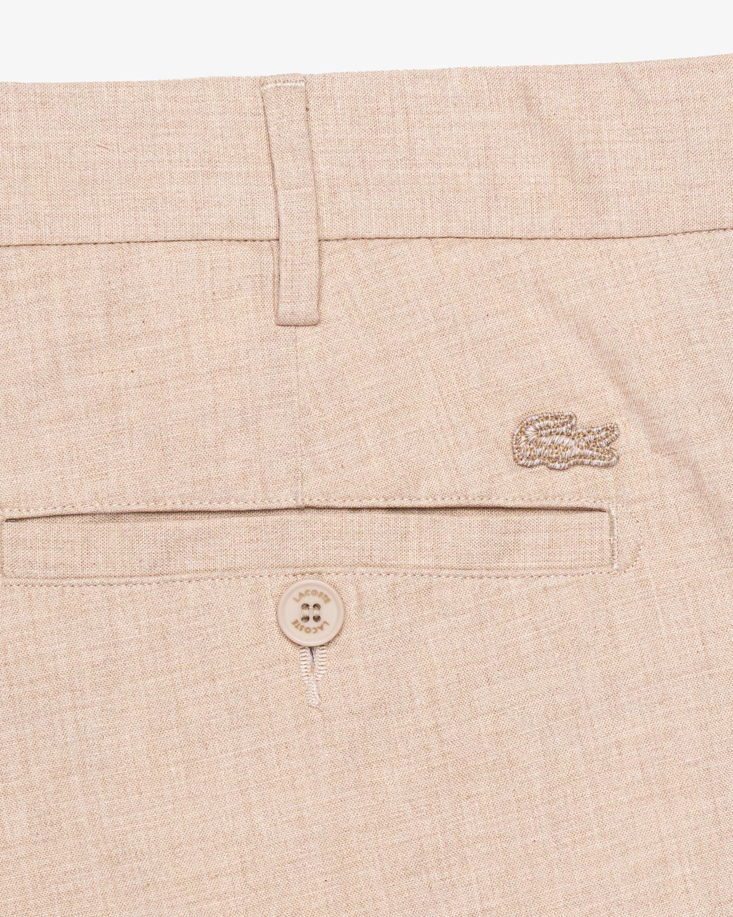 Bermuda Gabardina De Algodón Fit Regular