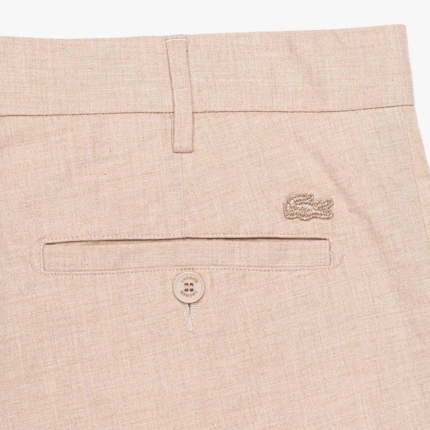 Bermuda Gabardina De Algodón Fit Regular