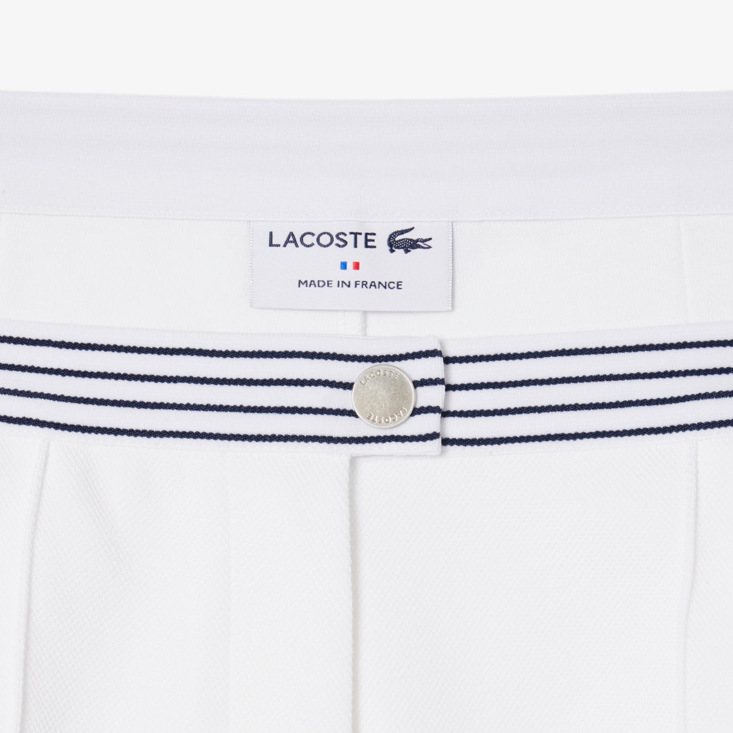 Pantalón Corto De Piqué De Fabricación Francesa