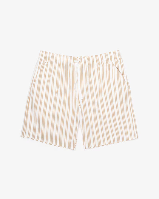 Shorts De Lino Fit Relajado