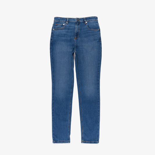 Pantalones De Denim Elastizado Al Cuerpo