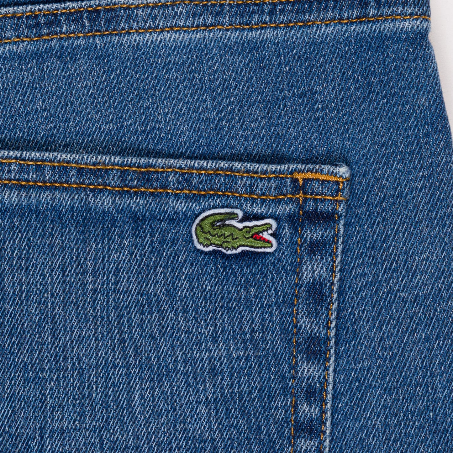 Pantalones De Denim Elastizado Al Cuerpo
