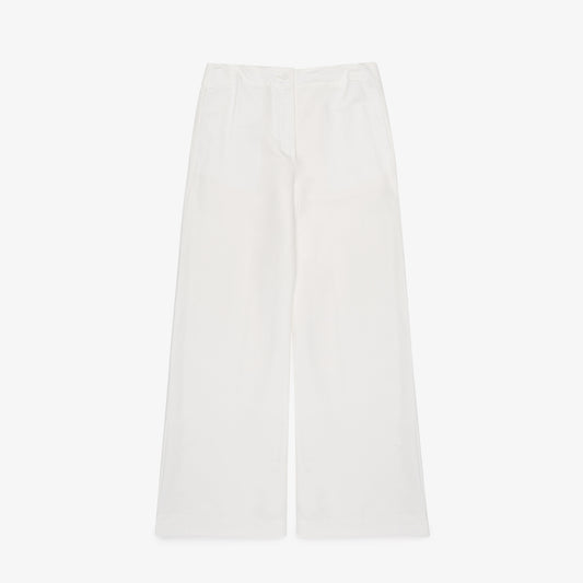 Pantalón De Lino Acampanado