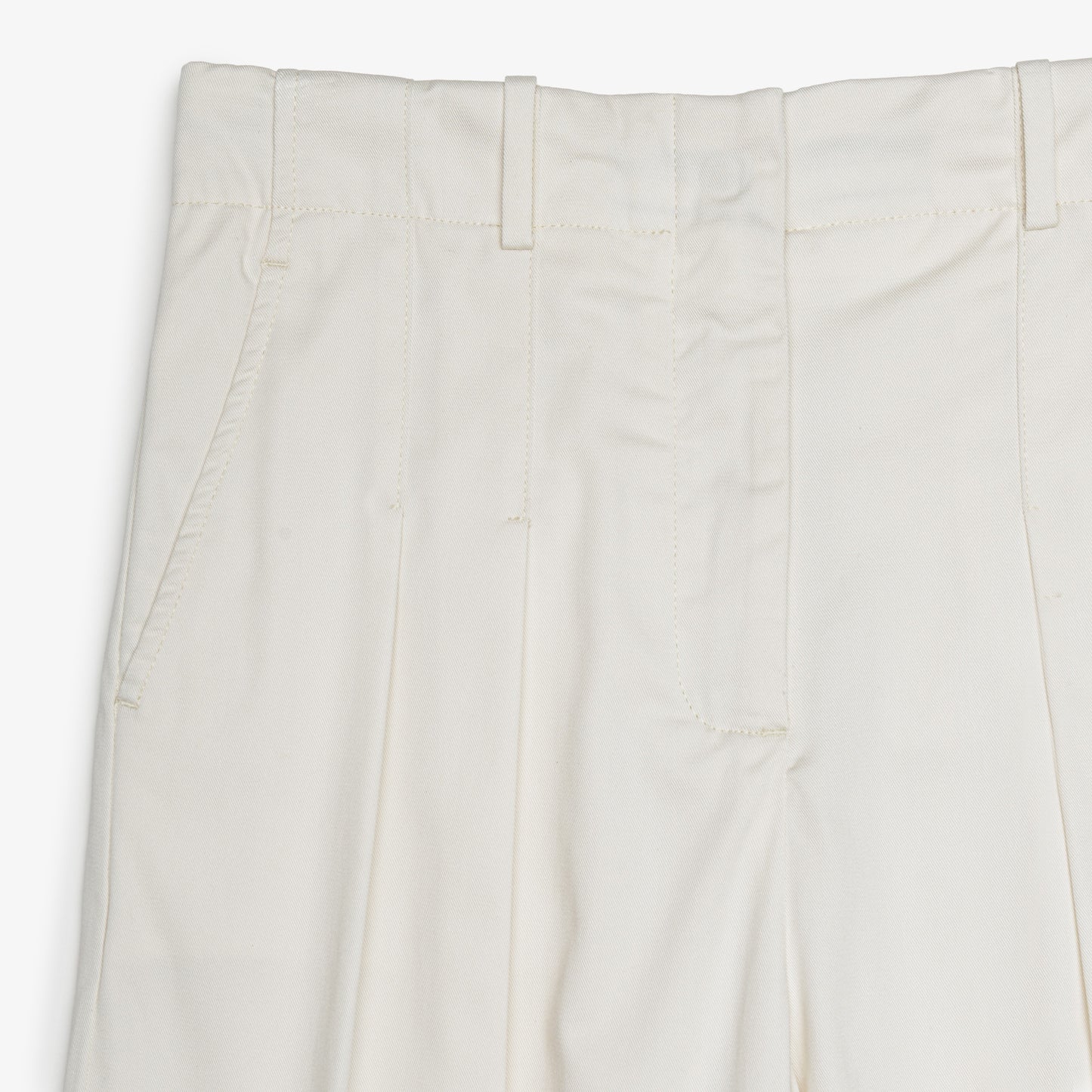 Pantalón De Vestir De Gabardina Elastizada Wide Fit