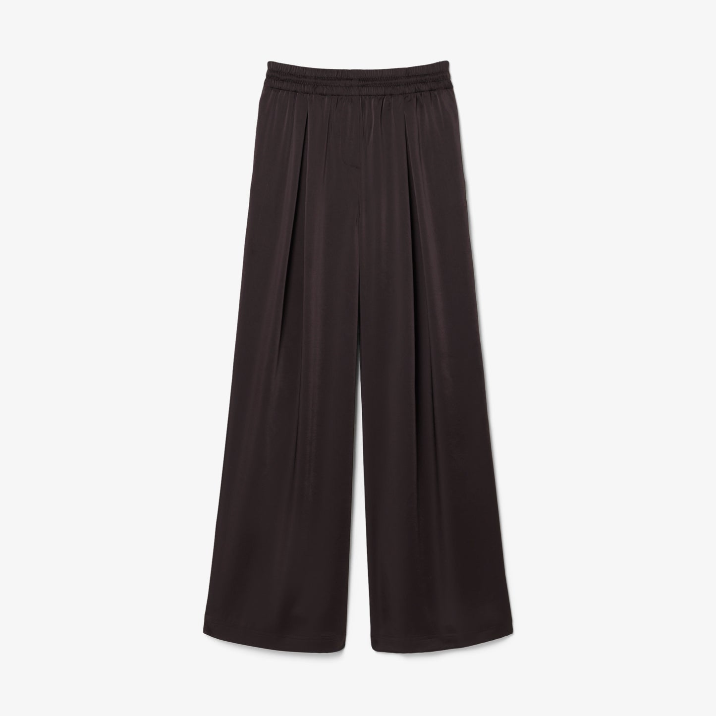 Pantalón Oversized De Satén Elástico