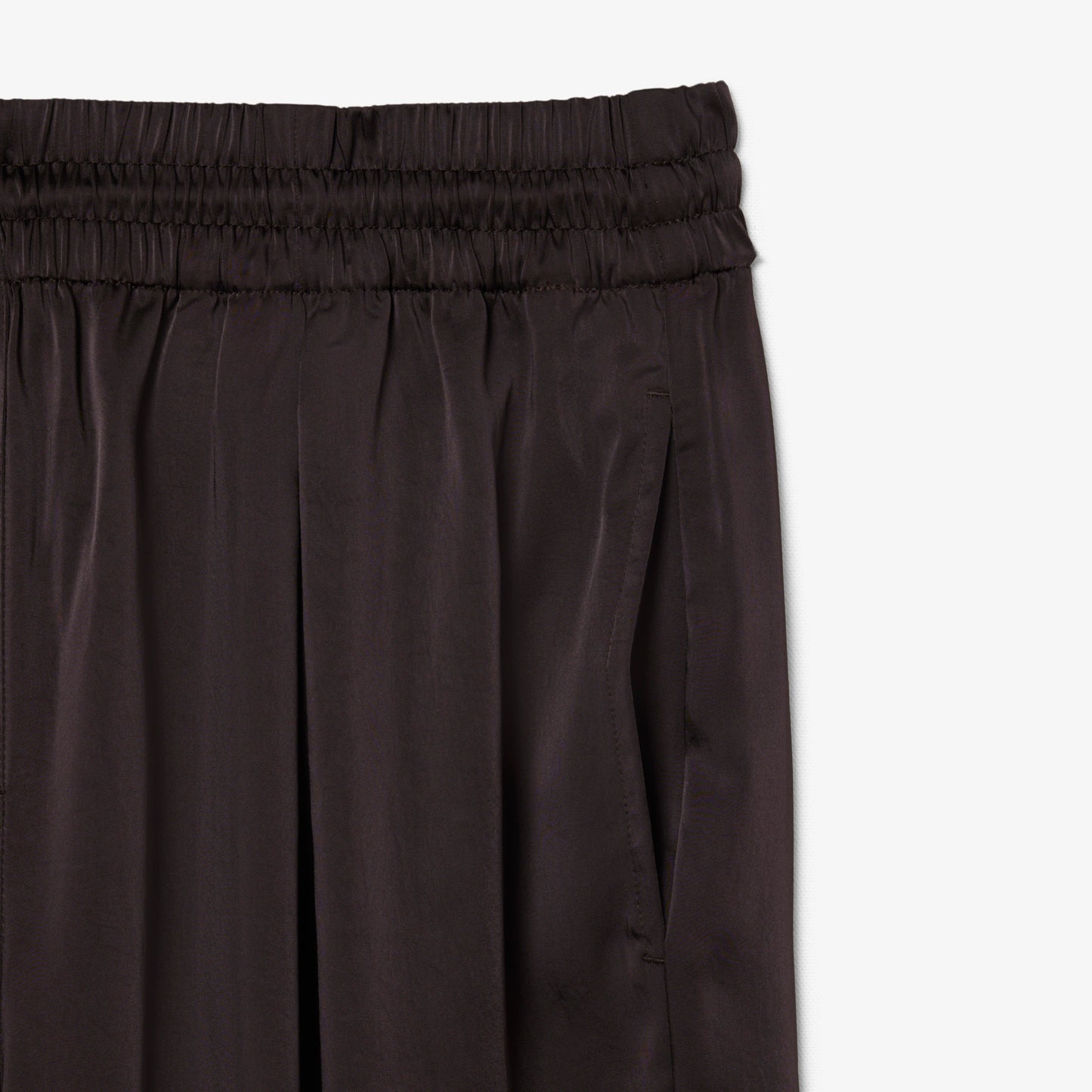 Pantalón Oversized De Satén Elástico