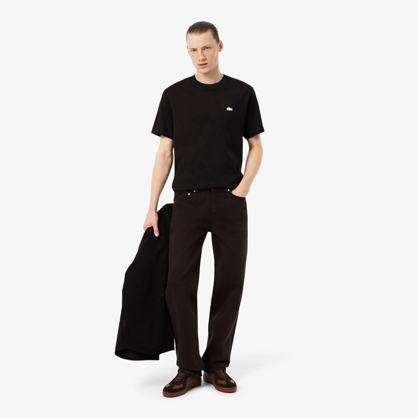 Pantalón Vaquero Con Cinco Bolsillos De Corte Recto