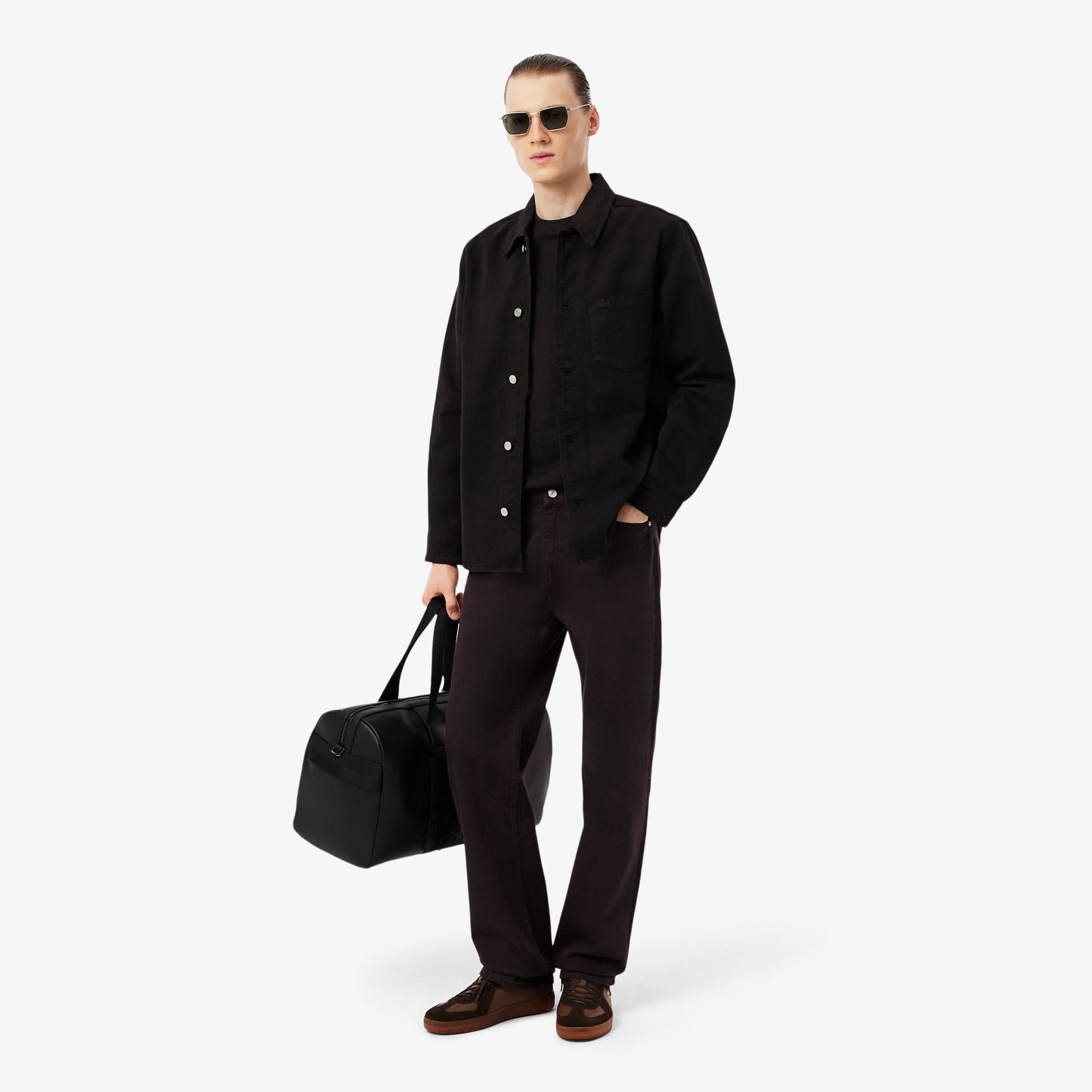 Pantalón Vaquero Con Cinco Bolsillos De Corte Recto