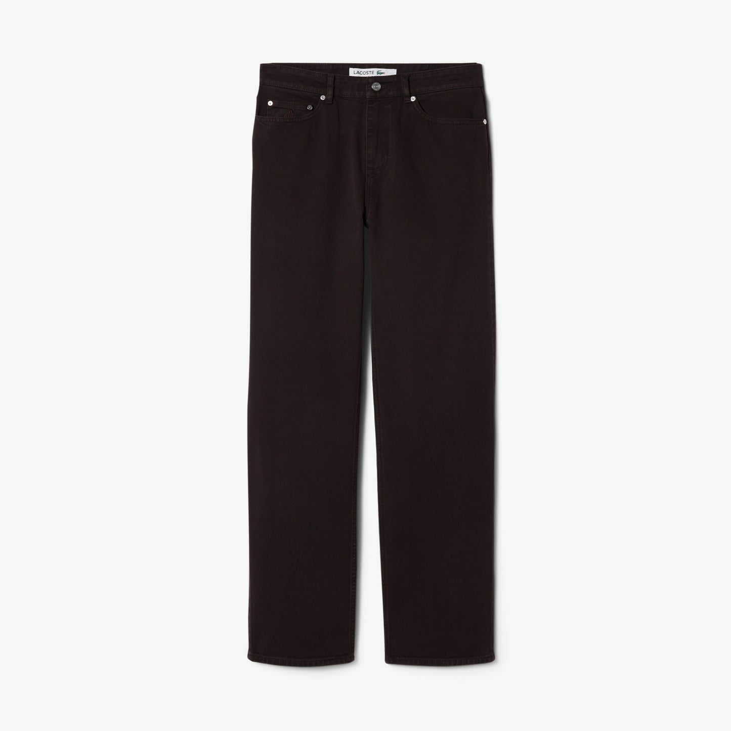 Pantalón Vaquero Con Cinco Bolsillos De Corte Recto