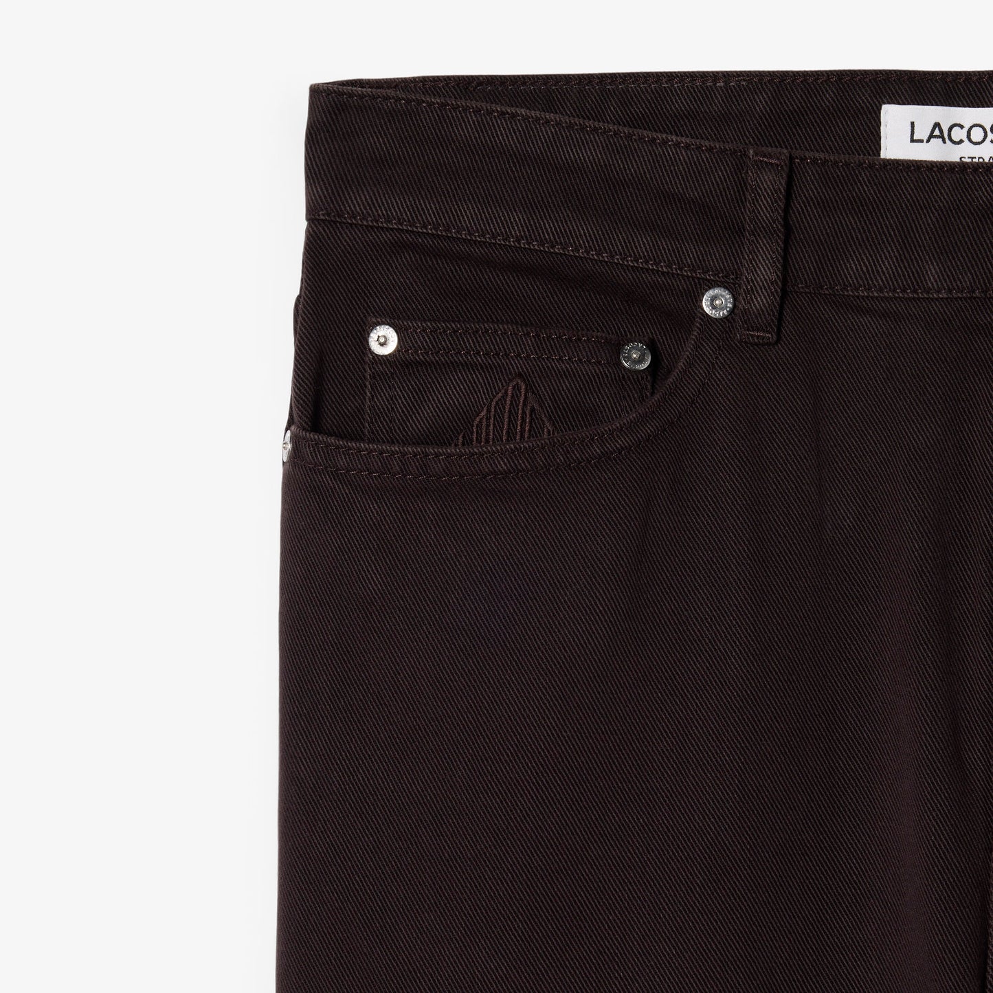 Pantalón Vaquero Con Cinco Bolsillos De Corte Recto
