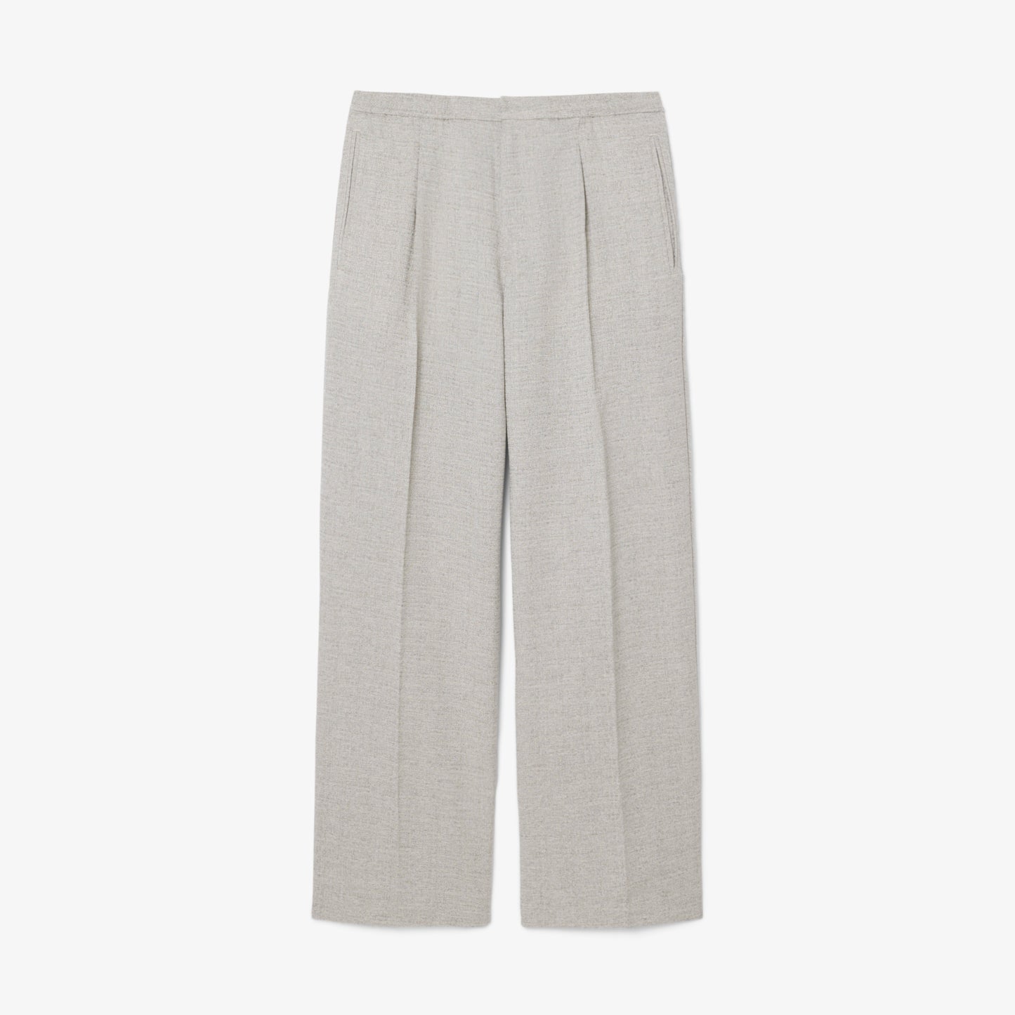 Pantalón De Tejido Flameado De Corte Holgado