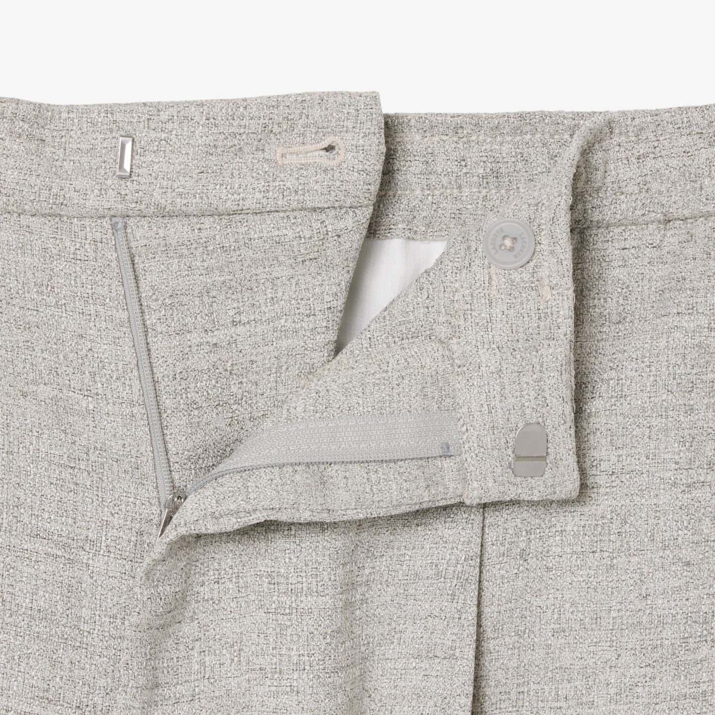 Pantalón De Tejido Flameado De Corte Holgado