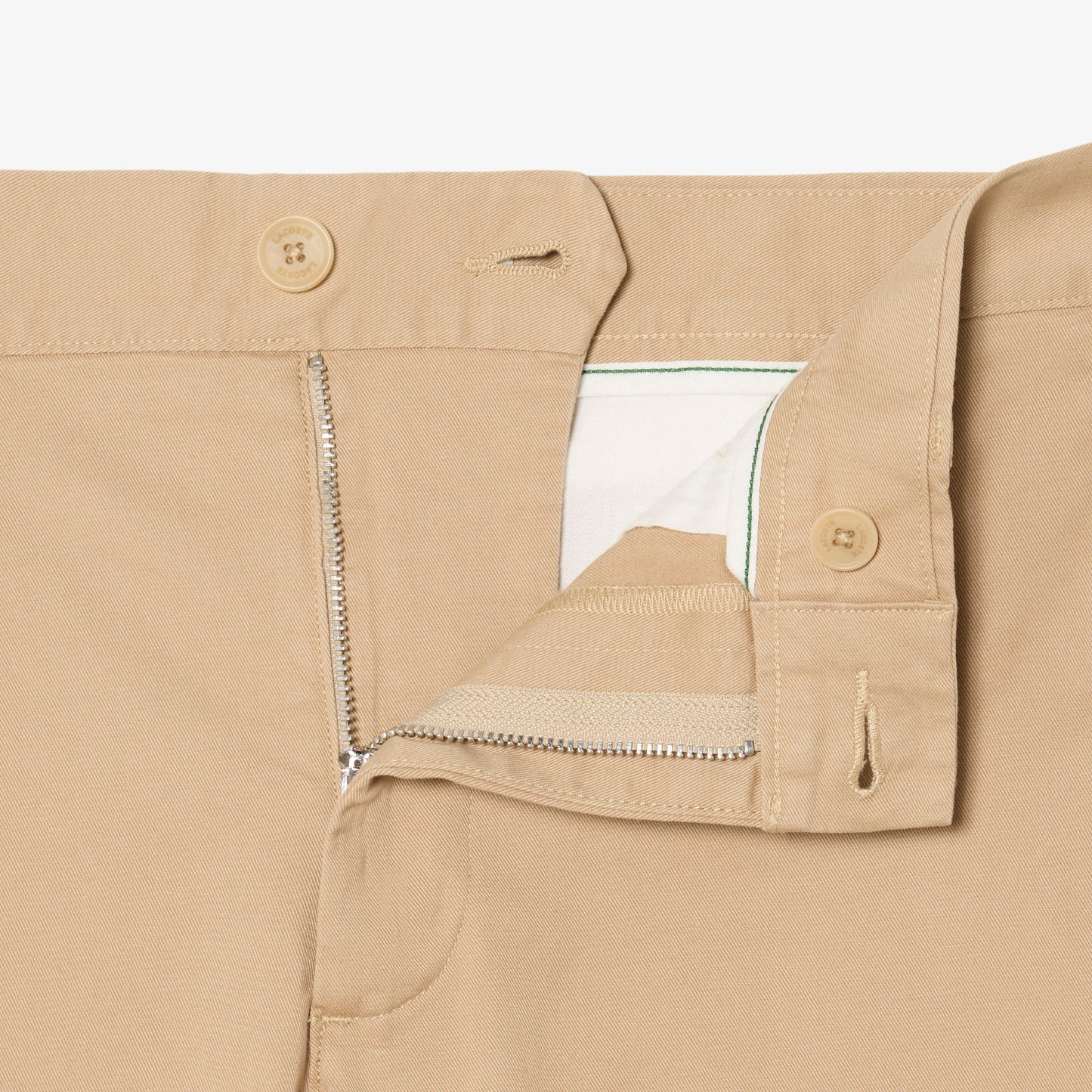 Pantalón Chino De Corte Ajustado De Sarga Elástica