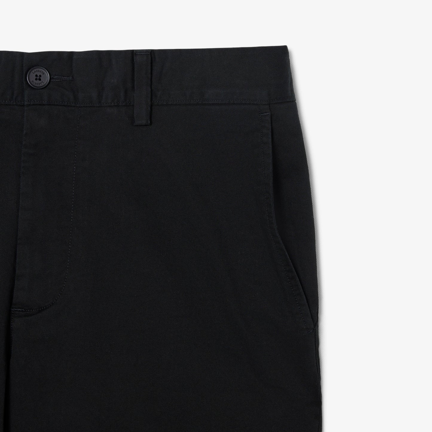 Pantalón Chino De Corte Ajustado De Sarga Elástica