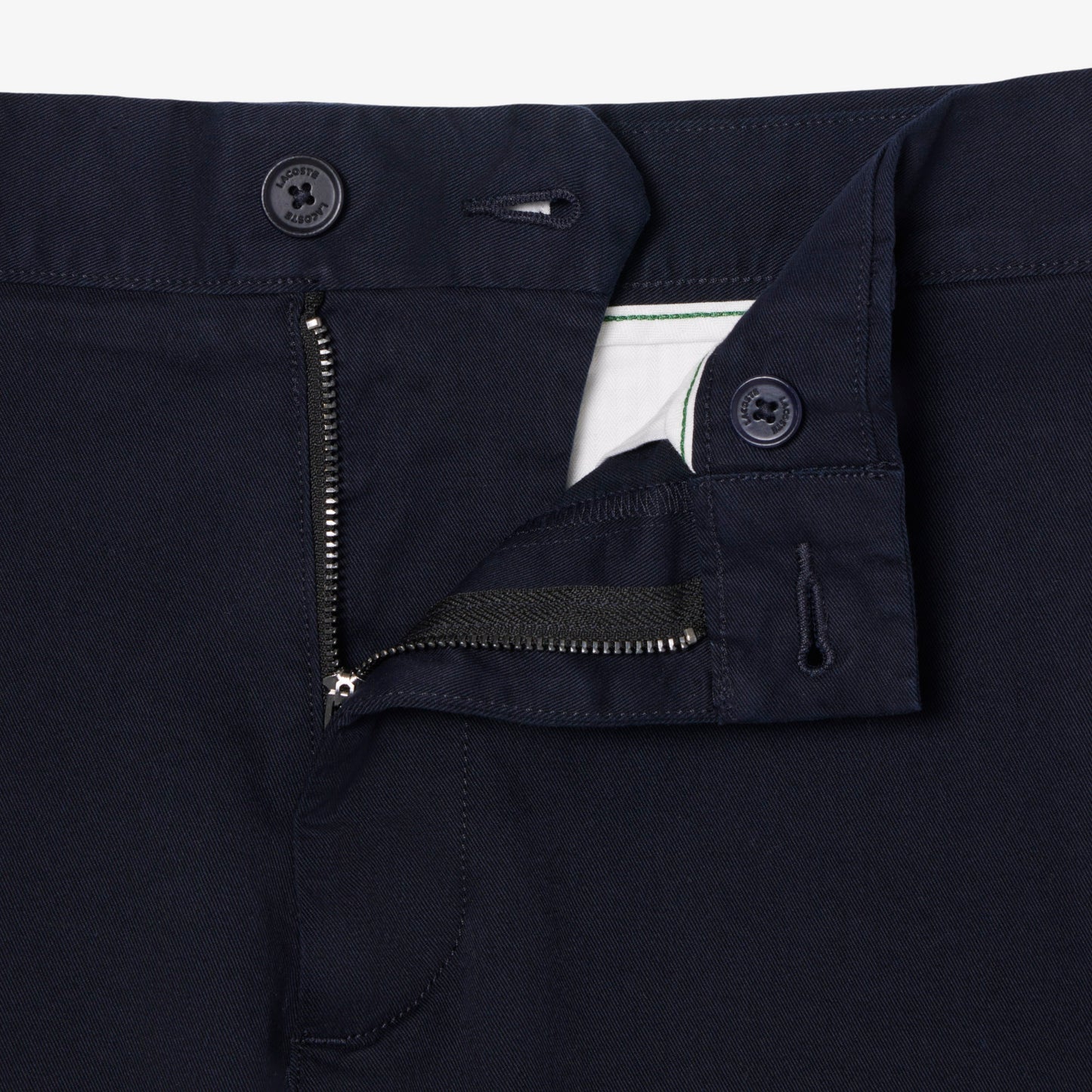 Pantalón Chino De Corte Ajustado De Sarga Elástica