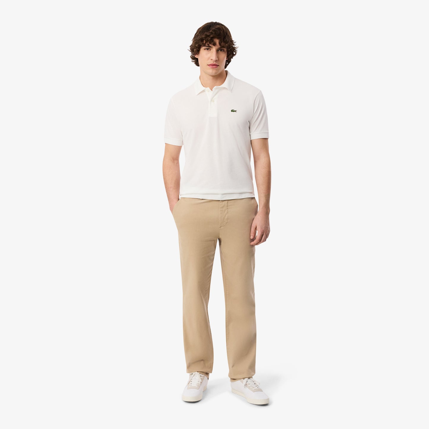 Pantalón Chino En Algodón De Corte Regular