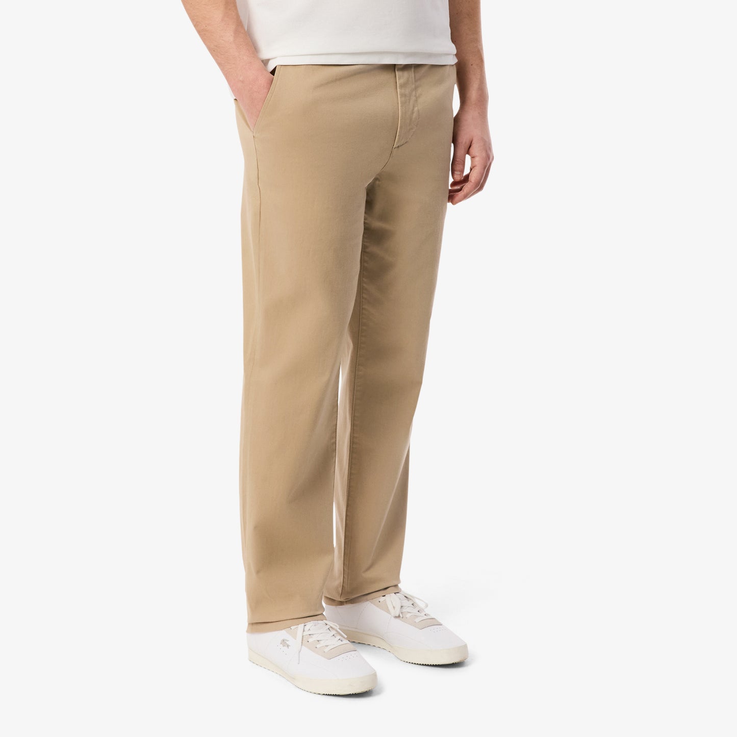 Pantalón Chino En Algodón De Corte Regular