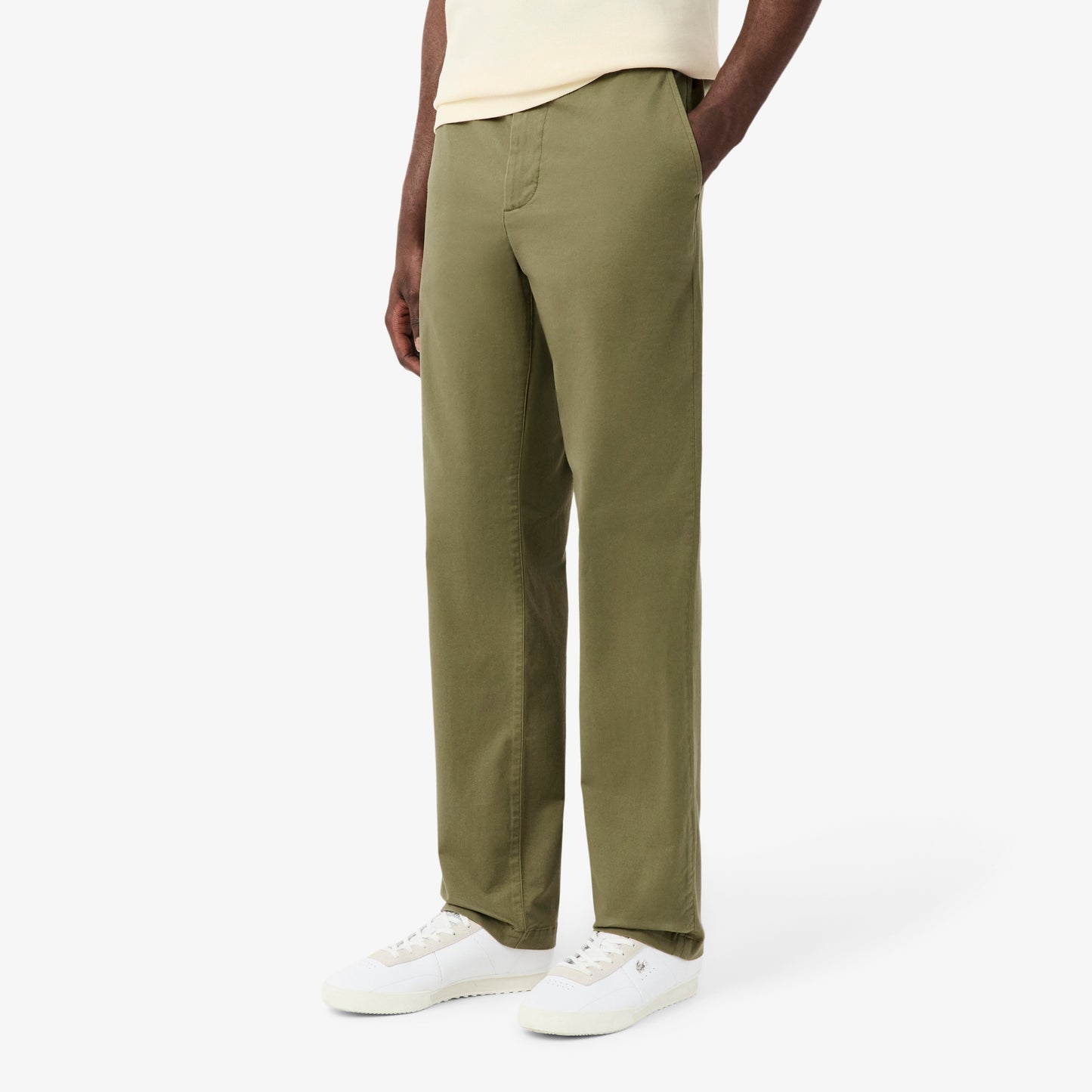 Pantalón Chino En Algodón De Corte Regular