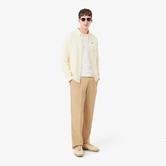 Pantalón Chino De Algodón De Corte Recto