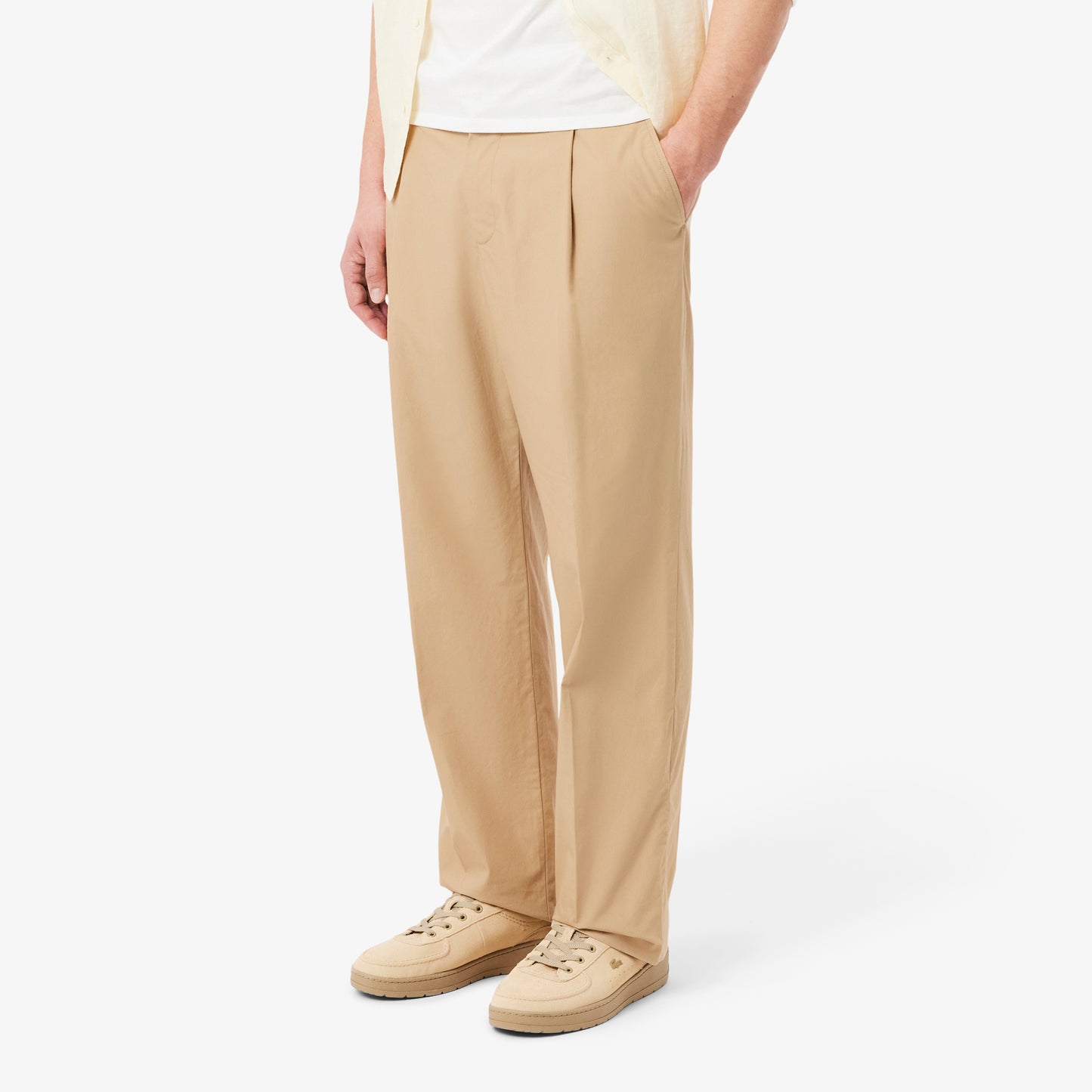 Pantalón Chino De Algodón De Corte Recto