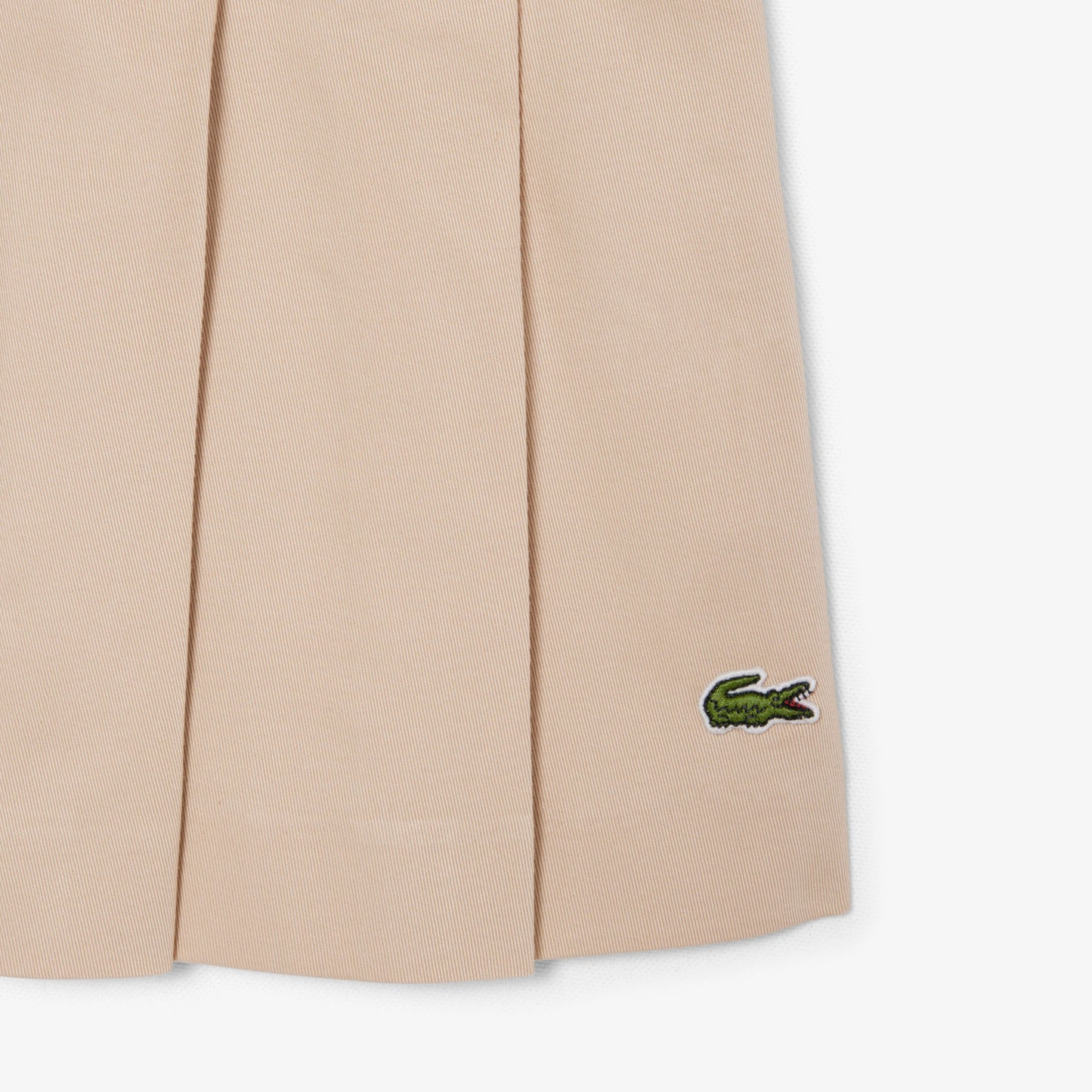 Falda Corta Plisada De Algodón Stretch