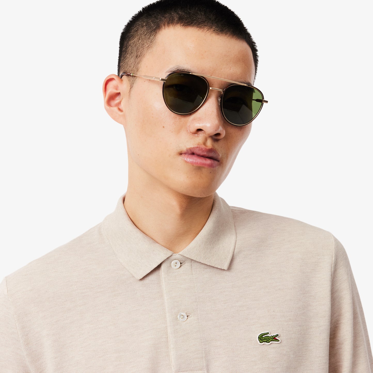 Polo L.12.12 Classic Fit Manga Larga