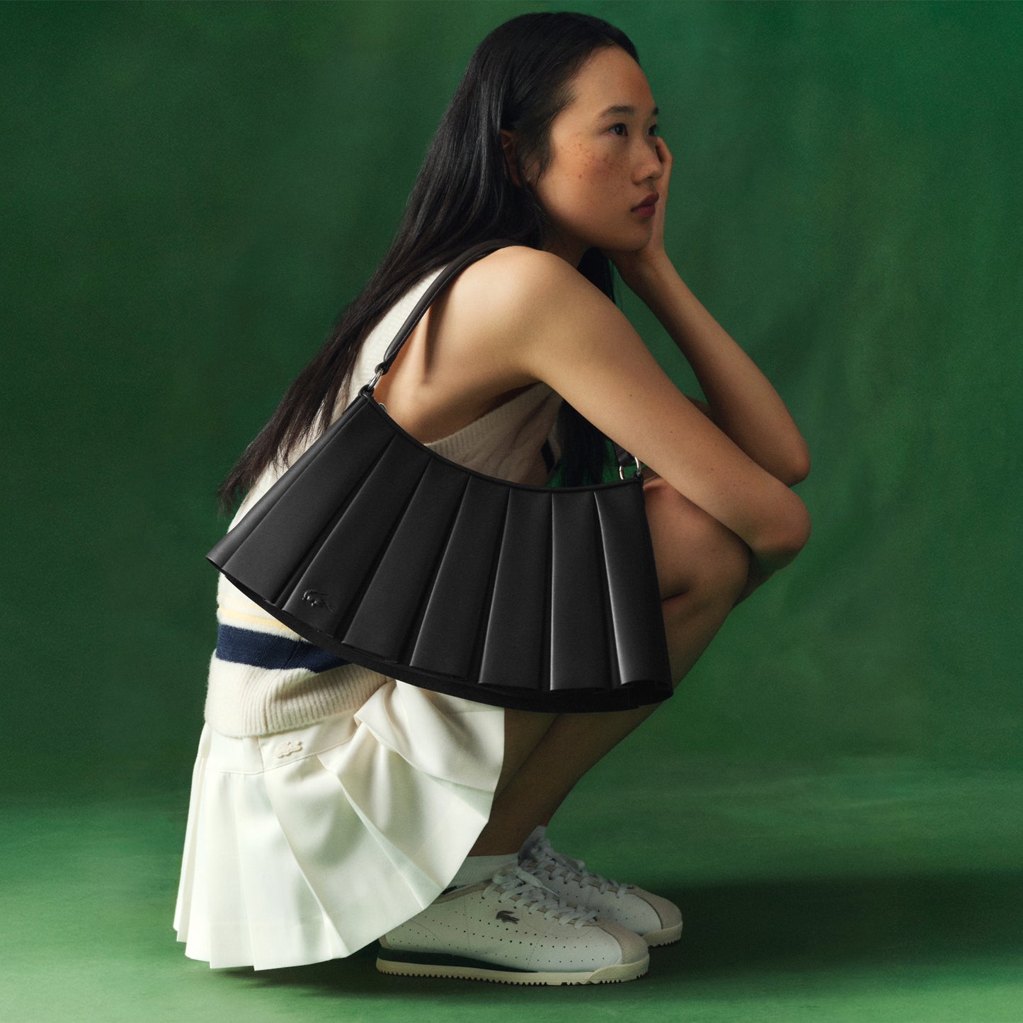Cartera De Cuero Mediana Runway Lenglen